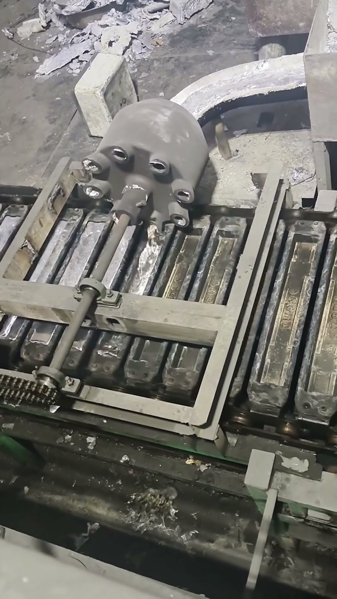 Aluminum ingot casting process