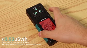 ERICKHILL EGF02 Portable Handheld Beta Gamma X-ray Radiation Monitor Meter with LCD Display