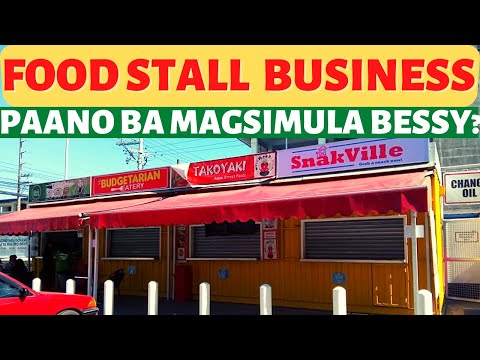 HOW I STARTED MY OWN FOOD STALL BUSINESS FROM SCRATCH (Food Kiosks, Stands, and Counters Negosyo)