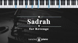 Sadrah - For Revenge | KARAOKE PIANO