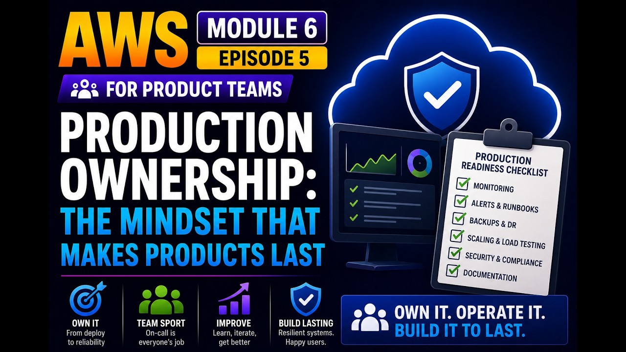 Production Ownership: The Mindset That Makes Products Last | AWS for Product Teams M6E5