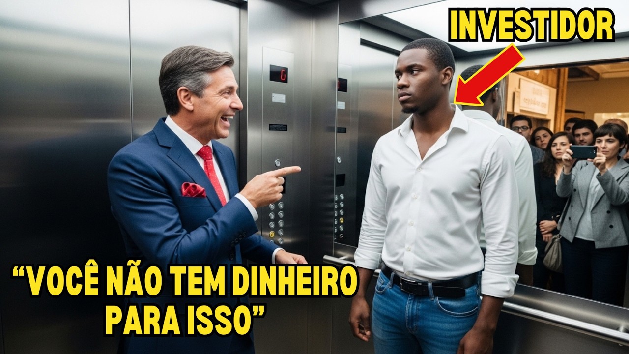 CEO Ri de Investidor Negro no Elevador — No Andar Seguinte Ele Compra a Empresa