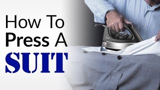 Iron Suits Without DAMAGING Them? | How To CORRECTLY Press Suit Jackets screenshot 5