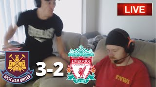 ️WEST HAM V LIVERPOOL (LIVE REACTION) 