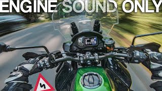 Kawasaki Versys 1000 sound [RAW Onboard]