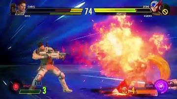 MARVEL VS. CAPCOM: INFINITE - Chris & Nova VS Gamora & Zero