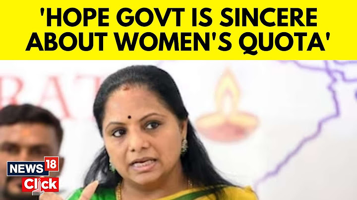 BRS Leader K Kavitha Speak About Women Reservation Bill In An Exclusive Interview With News18 | N18V