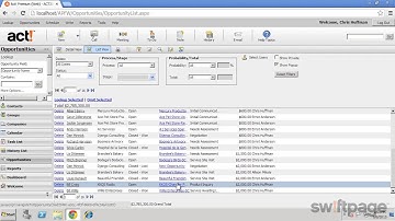 Feature Tour: Web: Opportunities (Act! Tutorial)
