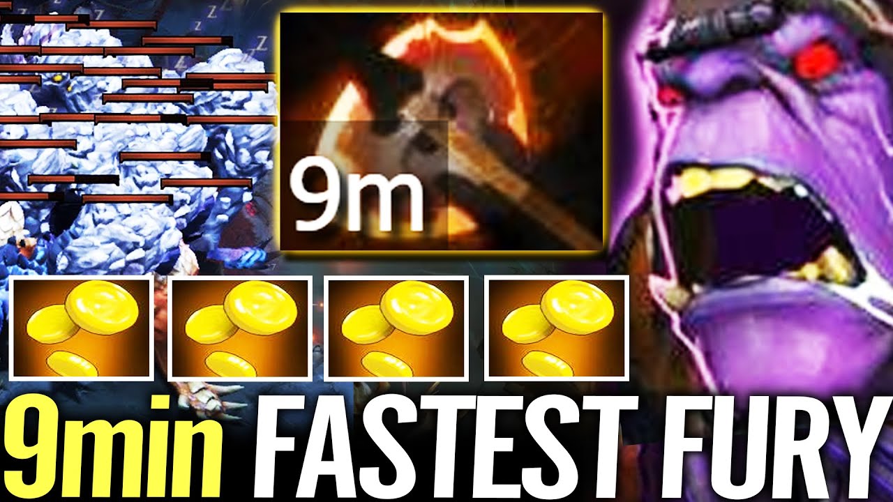 🔥 9min Fastest Fury — 100% NEW Record 1200 GPM Alchemist WTF Fast Farm Dota 2 Pro Carry Guide