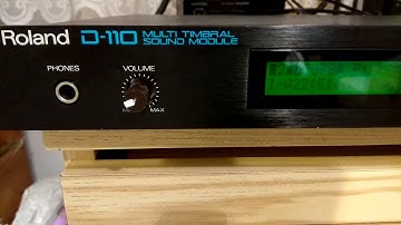 Roland D-110 Depeche Mode - The Things You Said (Instrumental Cover V1.0)