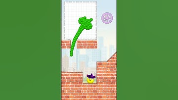 Draw To Smash logic puzzle brain game level 182 #gaming  #shorts #youtubeshorts  #shortfeed