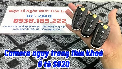 Camera Ngụy Trang Móc Khóa ÔTÔ S820 Full HD 1080P Siêu Nét Sử Dụng Dễ Dàng