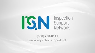 Taking an inspection order on Inspection Support Network (ISN)