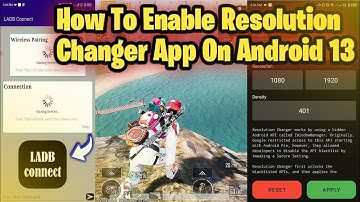 Enable Resolution Changer App On Android 13| How To connect LADB Connect| Permanent Iphone8plus View