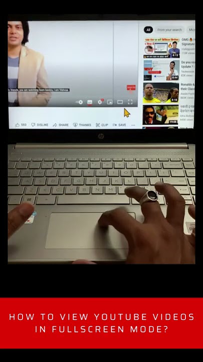 How to view YouTube videos in fullscreen mode?