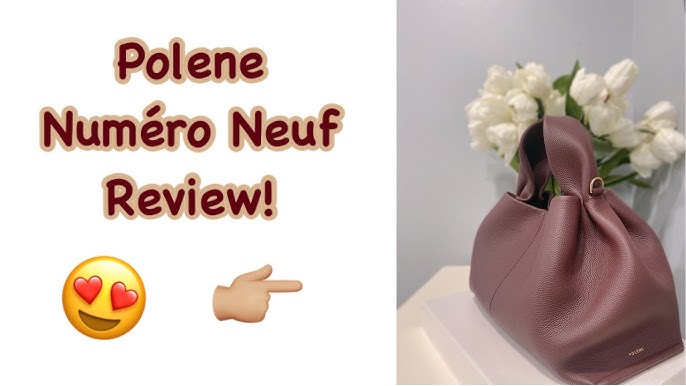 polene numero un nano bag unboxing, outfits of the week, wine bar