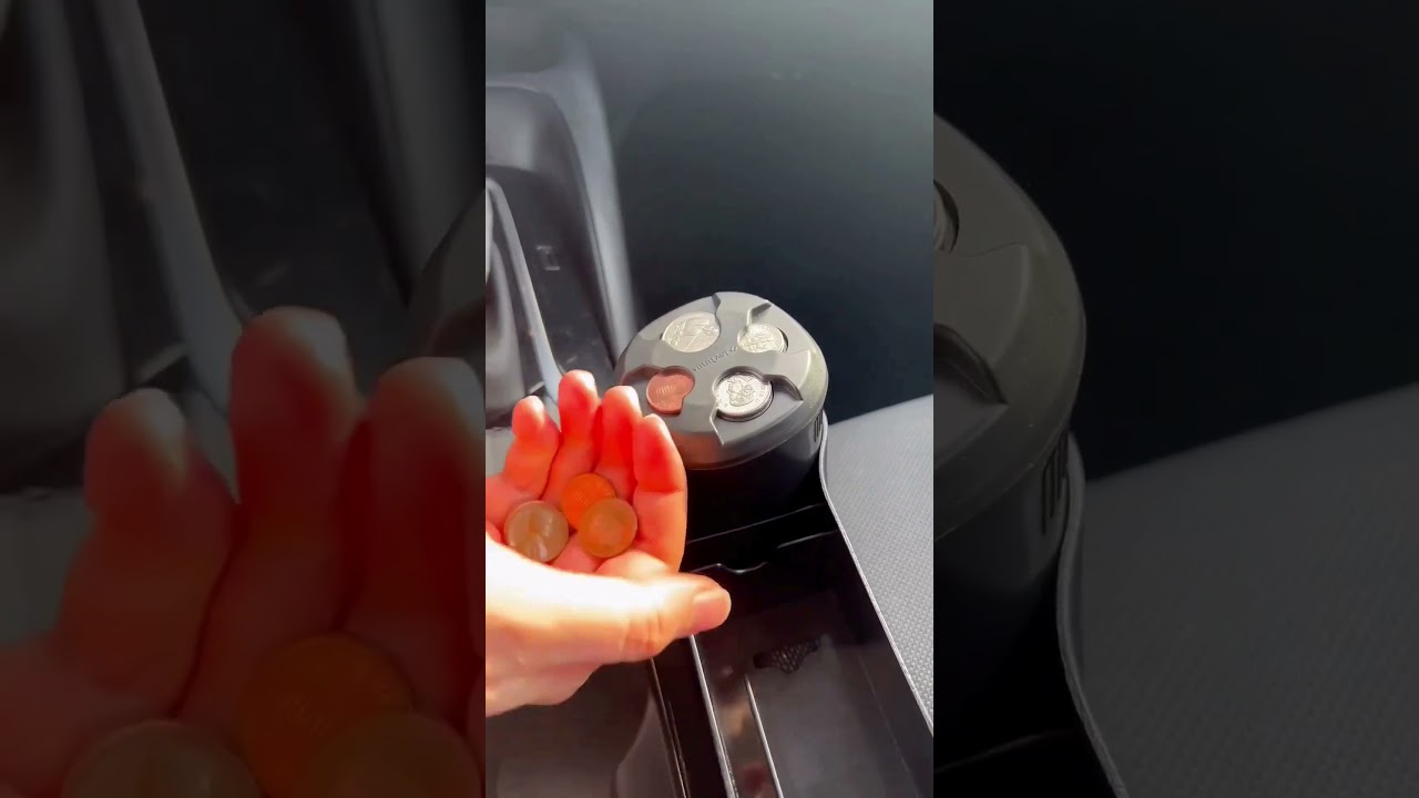 🚗 Coin Holder High Capacity Change Holder Compatible with everything Sort Penny Quarter Dime Nickels