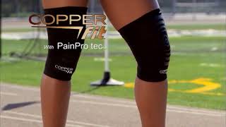 Copper Fit Freedom Knee Sleeve 2 Pack – Copper Infused Compression Sleeve  with Contour Design – 2 Knee Sleeve – As Seen on TV (Large) - Medpick