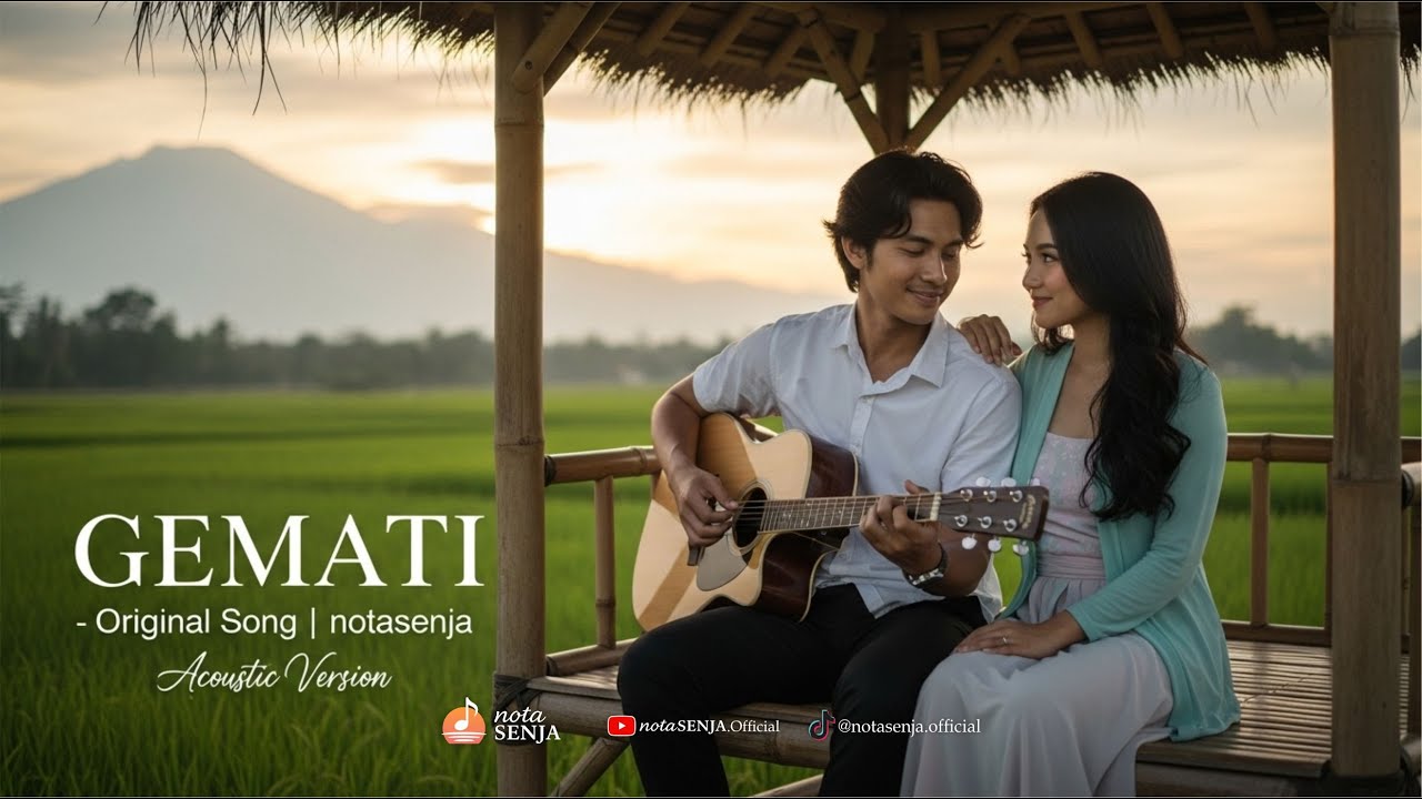 GEMATI (Acoustic Version) | Lagu Jawa Romantis yang Bikin Baper 💕 | Official Music Video notasenja