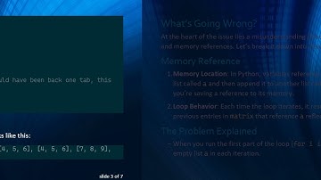 Understanding Nested Loops in Python: Why Your Matrix Output is Unexpected