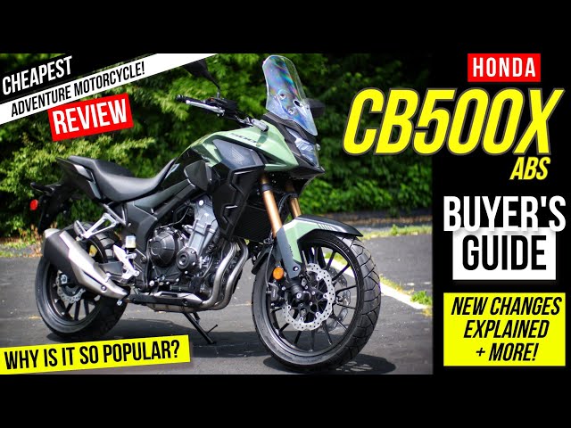 New Honda CB500X Review 2022