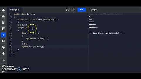 Java programming nested for loop