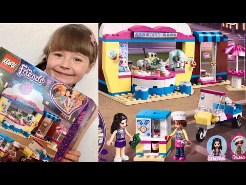 РАСПАКОВКА КОНСТРУКТОРА LEGO Friends, Кондитерская Оливии | Детский блогер Маричка Лисичка