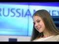 Alexandra Trusova / Press conference at the end of the season