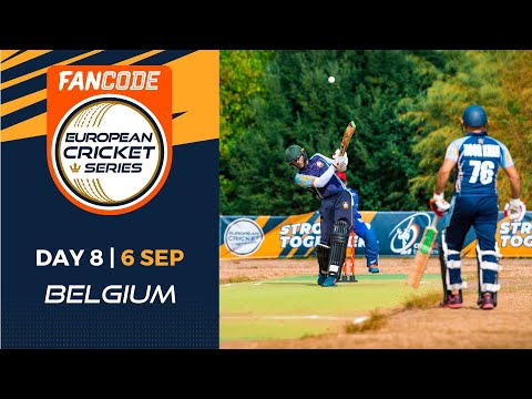 🔴 FanCode European Cricket Series Belgium, 2022 | Day 8 | T10 Live Cricket