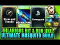 Mosquito Jinx: 1000 Movespeed + 1500 Range Nuclϵar Bomb W's | League Arena Gameplay