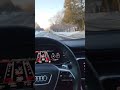 Audi RS6 Avant Winter Driving!