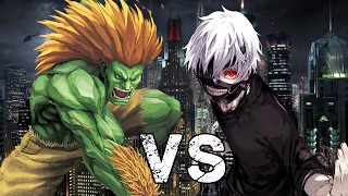 Ken kaneki VS Blanka Batalla Bizarra De Rap  | Jack CT Ft Ex compa :v