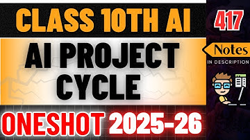 Revisiting AI Project Cycle | Class 10 AI 417 | Part B - UNIT 1 | Complete One Shot | 2025-26