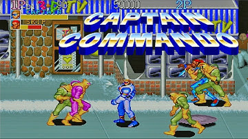 CAPTAIN COMMANDO | ARCADE | GAMEPLAY FULL HD | LONGPLAY