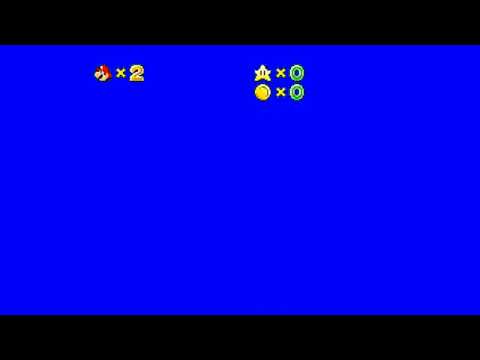 HiFiMov co super mario 64 beta hud blue screen