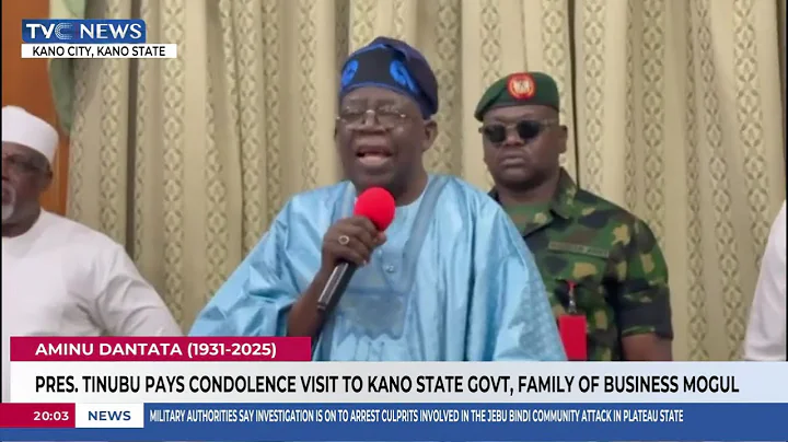 President Tinubu Pays Condolence Visit To Kano State Govt, Family Of Business Mogul Aminu Dantata