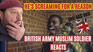 Brutal Cs Gas Training British Army Muslim Soldier Reacts.