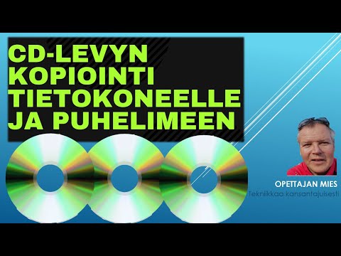 Video: Kuinka Siirtää Musiikkia Tietokoneelta Levylle