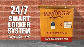 Mayorga’s Smart Locker System ☕️ Pick up 24/7! Convenient & easy to use!