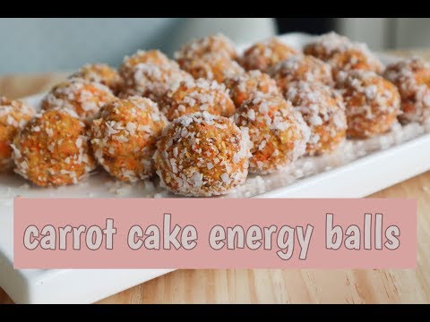 The best carrot cake energy balls