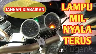 PENYEBAB LAMPU INDIKATOR KUNING NYALA TERUS TANPA KEDIPAN.