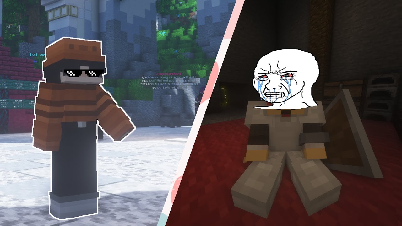 Minecraft But Someone From School 1v1 s Me Montage YouTube