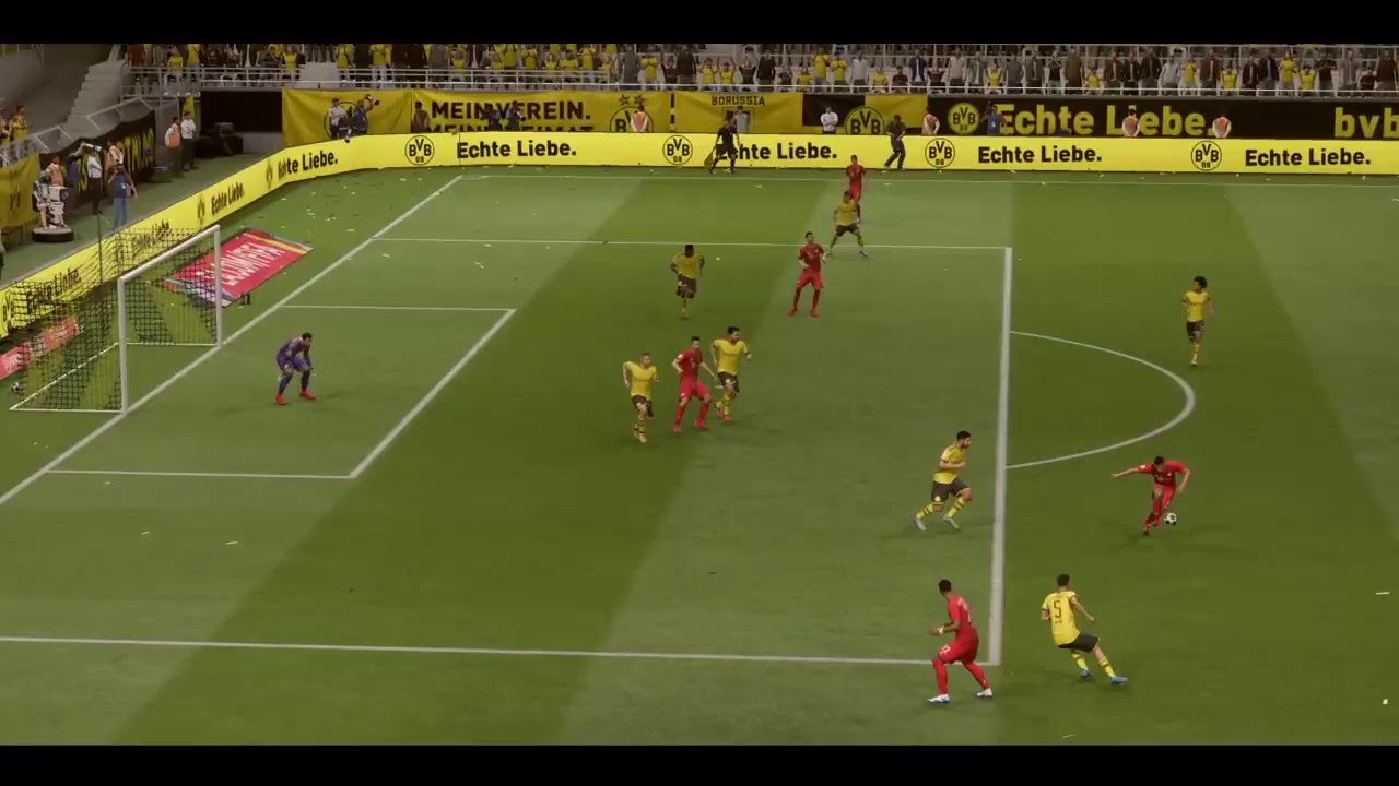 Fifa20 ボルシア ドルトムント ドイツ1 Vs Fcバイエルン ミュンヘン ドイツ1 準々決勝 第1試合 Youtube