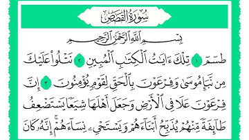 28 سورة القصص القارئ الشيخ حجاج الهنداوي