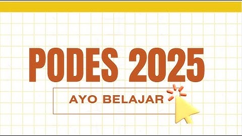 R905 - Sarana Ekonomi Minimarket | Bahan Ajar PODES 2025