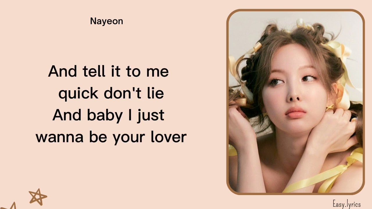 NAYEON FT WONSTEIN LOVE COUNTDOWN (EASY LYRICS) YouTube