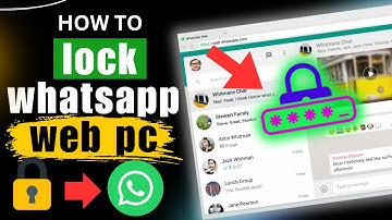 How to lock WhatsApp Web on Laptop/PC | WhatsApp Web Screen Lock