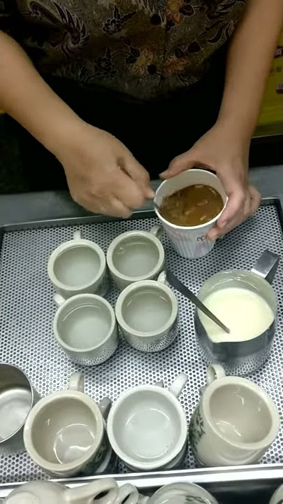 Kopitiam traditional coffee of Singapore