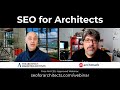 Seo for architects  free webinar on how to rank your website to attract more clients and projects