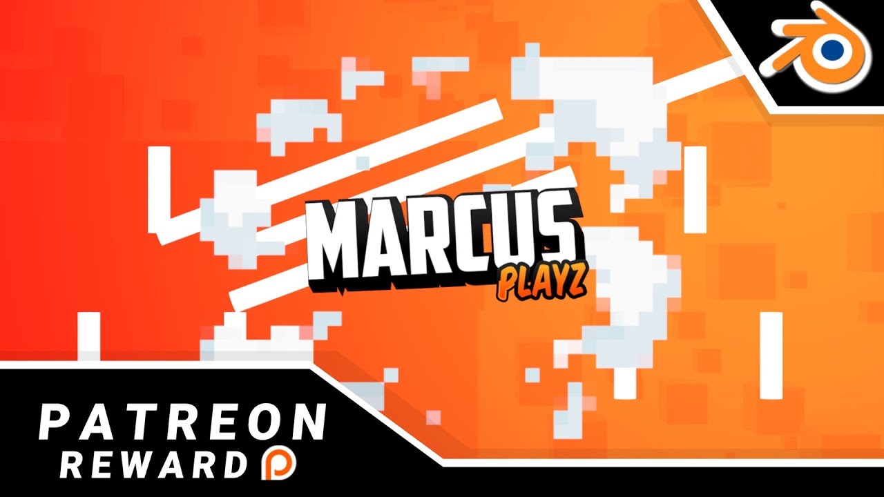 Blender Intro Template MarcusPlayz Patreon reward YouTube